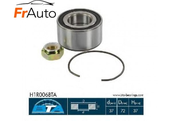 Підшипника ступиці колеса, передній, Renault 19, 5, Super 5, Rapid, 21, Megane, Laguna, Clio, Clio 2, Scenic, Kangoo, Logan